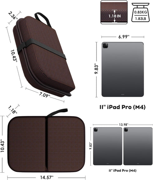 WISIMMALL 14.5" 10.5" Tailbone Gel Seat Cushion Portable Massage Travel Cushions, x Thick Foldable Seat Cushion for Car