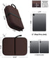 WISIMMALL 14.5" 10.5" Tailbone Gel Seat Cushion Portable Massage Travel Cushions, x Thick Foldable Seat Cushion for Car