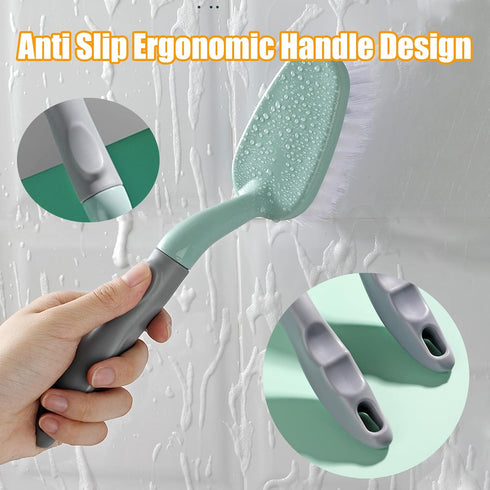 Scrub Brush, Cleaning Brush Bristles with Ergonomic Handle Cleaning Shover Scrubber Handheld Cleaning Brushes