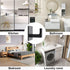 Bath Towel Hook, 4 Pack Self Adhesive Square Coat Hooks, Heavy Duty Stainless Steel Wall Hooks