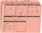Real Estate Listing Folder - Right Panel List, Durable Card Stock with Closing Checklist (Pink, Pack of 25)