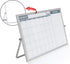 Small Double Sided White Board Calendar, Mini Portable Desktop Dry Erase Board with Stand & Monthly Planner - 10" x 14"