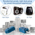7 Piece Replacement Plug Extension Cord Plug - 2 Prong, 125V 15A Electric Plug for Small Appliances