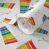 Commercial Grade Wallpaper Swatch - Xylophone Rainbow Colorful Toy Whimsical Childhood Instrument Music Small Scale