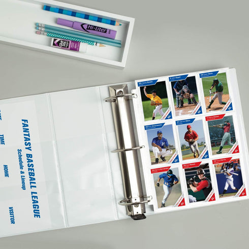 Avery Heavy Duty View 3 Ring Binder, 4" One Touch Slant Ring, 2 White Binders for 8.5" x 11" Paper