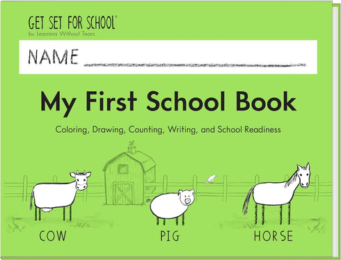 Learning Without Tears My First School Book - Student Activity Workbook, Pre-K, Ages 4+, MFSB-20