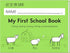 Learning Without Tears My First School Book - Student Activity Workbook, Pre-K, Ages 4+, MFSB-20