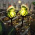 Solar Outdoor Lights Mushroom Frog Garden Lights Funny Decorative Lights for Yard, Pathways, Landscape Lighting Solar