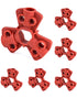 QWORK Pneumatic Quick-Disconnect Lockout, Pack of 6 for 1/4", 3/8", 1/2" Male Connectors
