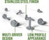 Hillman Group Combo Sidewalk Bolt, 25 Pieces, Rust-Resistant, Durable Truss Head, (1/4" x 1") Stainless Steel