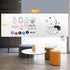 Dry Erase Whiteboard Sticker Wall Decal - Self-Adhesive Peel Stick Paper for School, Office, Home with 3 Pens