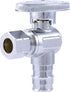 SharkBite 1/2 Inch (3/8 Inch OD) Expansion Angle Stop Valve Connector for PEX-A Pipe, Brass Plumbing Fittings