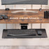 VIVO MOUNT-KB04C Adjustable Computer Keyboard and Mouse Platform Tray Deluxe Smooth Rolling Track Under Table Desk