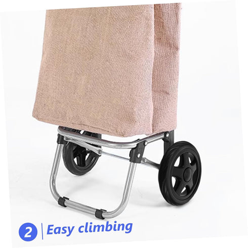 2pcs PRETYZOOM Lightweight Shopping Trolley Wheels Replacement for Grocery Cart Caster Small Rolling Cart Wheels