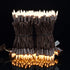 YULETIME Frosted White Christmas Lights with Brown Wire, 66 Feet 200 Count UL Certified String Lights, 2 Sets