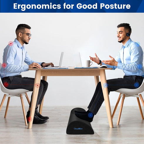 Foot Rest for Under Desk, Soft Foam Office Accessories with Washable Cover, Foot Stool for Home, Car, Relax Ankles