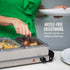 OVENTE Electric Buffet Server and Food Warmer, Three 1.5 Quart Chafing Dish Set with Stainless Steel Tray