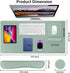 MOSISO Keyboard Mouse Pad Set, Large Gaming Mouse Pad & Wrist Rest, Ergonomic Non-Slip Mousepad with Memory Foam