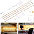 WOBANE Under Cabinet Lighting Kit,Flexible LED Strip Lights Bar,Under Counter Lights for