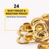 General Tools 1261-4 1/2-Inch Grommet Refill, 24 Sets for Crafting