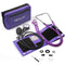 LotFancy Aneroid Sphygmomanometer with Stethoscope Kit, Professional BP Cuff Adult 10"-16", Adult