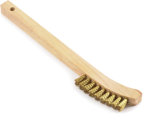 Forney 70491 Brass Wire Scratch Brush for Cleaning