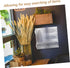 1 Set NUOBESTY Wall Mount Glove Dispenser Box Acrylic Mask and Glove Holder Storage Container for Home and Office