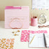 Paper Junkie 12 Pack Pink Leopard Decorative File Folders, Cute Gold Foil Print Office Supplies, Letter Size with 1/3 Cut Tab for Women, Girls (11.5 x 9.5") by Paper Junkie