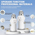 Light Socket to Plug Adapter, (2 Pack) 3 Prong Light Bulb Outlet Socket Adapter, Heat-Resistant Materials