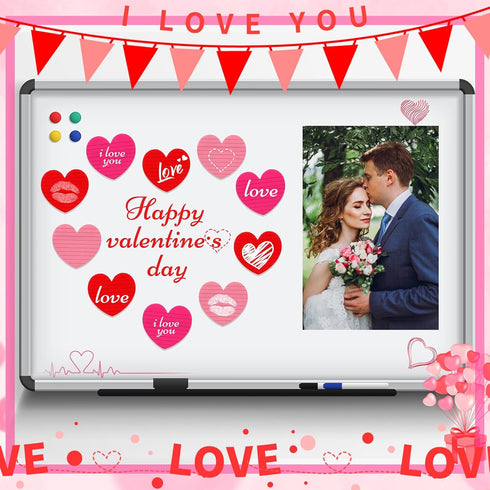 Roowest 600 Sheets Valentines Day Heart Sticky Notes, Heart Notepads, Self Stick Notepad Memo Colorful Sticky Pad for