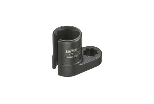 ARES 70323 22mm 1/2-inch Drive Heated Oxygen Sensor Socket, Offset Design for Side Access, Prevents Wire Damage