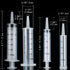 10 Pack Plastic Syringe Liquid Measuring Syringes Without Needle, 20 ML, 60 ML for Epoxy Resin, Craft, Labs