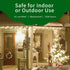 300L 63.8Ft(2Sets-Each 150L)UL Bulb Ultra-Bright Connects End to End Warm White Christmas Mini Light Listed