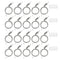 20 Pack Hexagon Garage Lights Suspension Cables Kit Steel Hanging Chains 1m