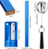 Honoson 24 7 Inches Pieces Carpenter Pencils Octagonal Hard Black Construction Flat Pencils with Retractable Pen Holder