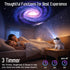 JIWYJOT Upgraded Planetarium Projector with White Noise & Bluetooth Speaker, Astronaut Space Light Galaxy Projector