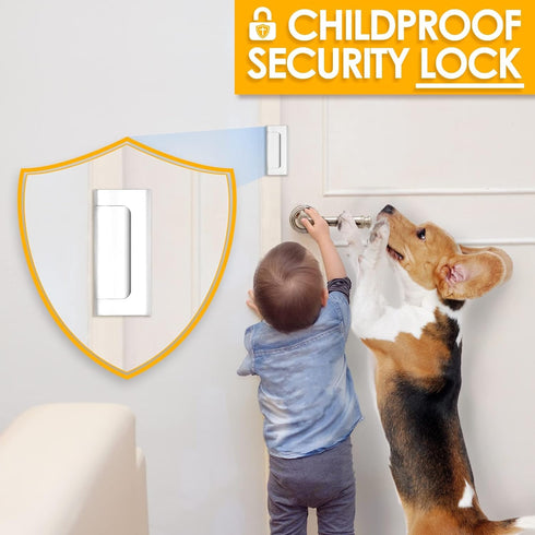Home Security Door Lock Door Reinforcement Lock Door Locks for Kids Safety Flip Door Lock Latch Childproof Night Lock