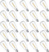 25 Packs ST38 LED Edison Bulbs, 0.6W E12 Base Small Vintage Light Bulbs, Equivalent to 7W Incandescent, 2700K Warm