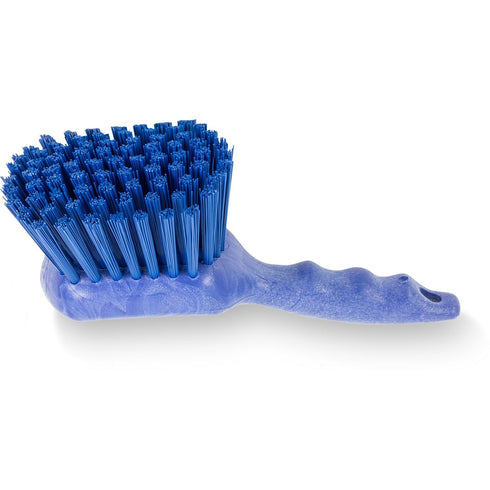 SPARTA 40541EC14 Blue Plastic Utility Scrub Brush, 8 Inches with Hanging Hole
