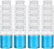 PATIKIL 20 Pcs 250ml Reagent Bottles, PET Wide Mouth Round Bottles with Screw Cap for Lab Storage