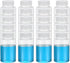 PATIKIL 20 Pcs 250ml Reagent Bottles, PET Wide Mouth Round Bottles with Screw Cap for Lab Storage