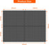 TORACK 4Pcs Metal Pegboard Panels 12"x16" for Garage, Workbench, Tool Organizer with 1/8" & 1/4" Holes, Black