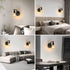 Glighone Dimmble E26 Black Wall Sconce with Switch, Wall Lamp, Wall Mounted Bedside Lamps, Retro Wall Light Industrial
