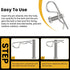 12Pcs M8 Clevis Pin and M3 X 60 R Shape Cotter Assortment Kit, 304 Stainless Steel Flat Head Pin Cotter for Hitch Lock