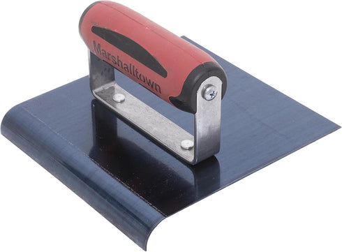 MARSHALLTOWN Straight Concrete Edger, 6 x 6 Blue Steel Blade, 1/2 x 3/8 Lip, Made In The USA, 162BD by Marshalltown