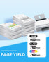 PGI-250XL/CLI-251XL High Yield Ink Cartridge, 5 Color Value Pack Compatible Replacement for Canon 250 and 251 Ink