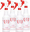 Plastic Spray Bottle 4 Pack, 32 Oz Heavy Duty Leak Proof Mist Empty Water Bottle for Cleaning, Planting, Pet