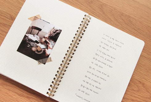 PAPERIAN Brilliant Monthly & Weekly Planner - Wirebound Undated Scheduler Diary (Ivory)