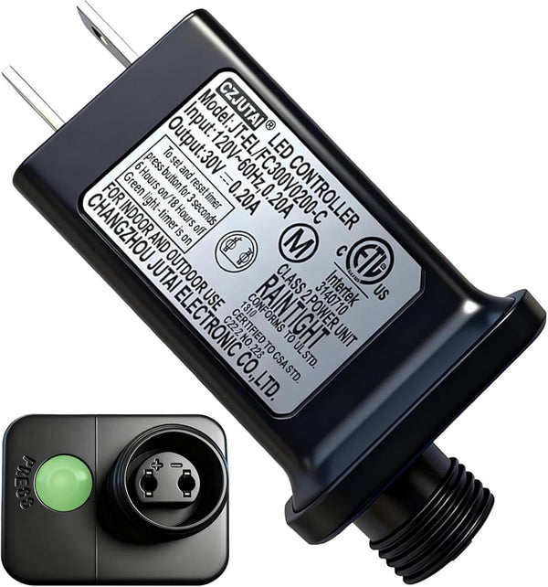 yowin 30V 6W Class 2 Power Supply 120VAC 60hz LED Controller, Outdoor Fairy