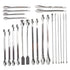 22 Pieces Steel Lab Spatula Micro Scoop Set, Tiny Mixing Spatula for Laboratory Sampling Spoon